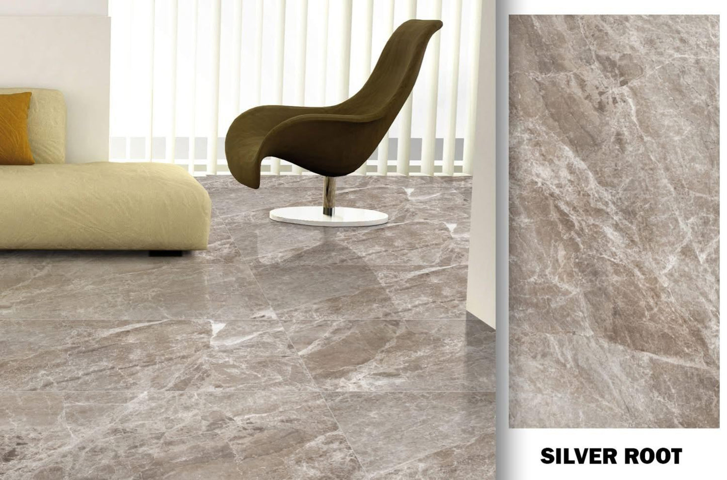 Silver Root 60 x 120